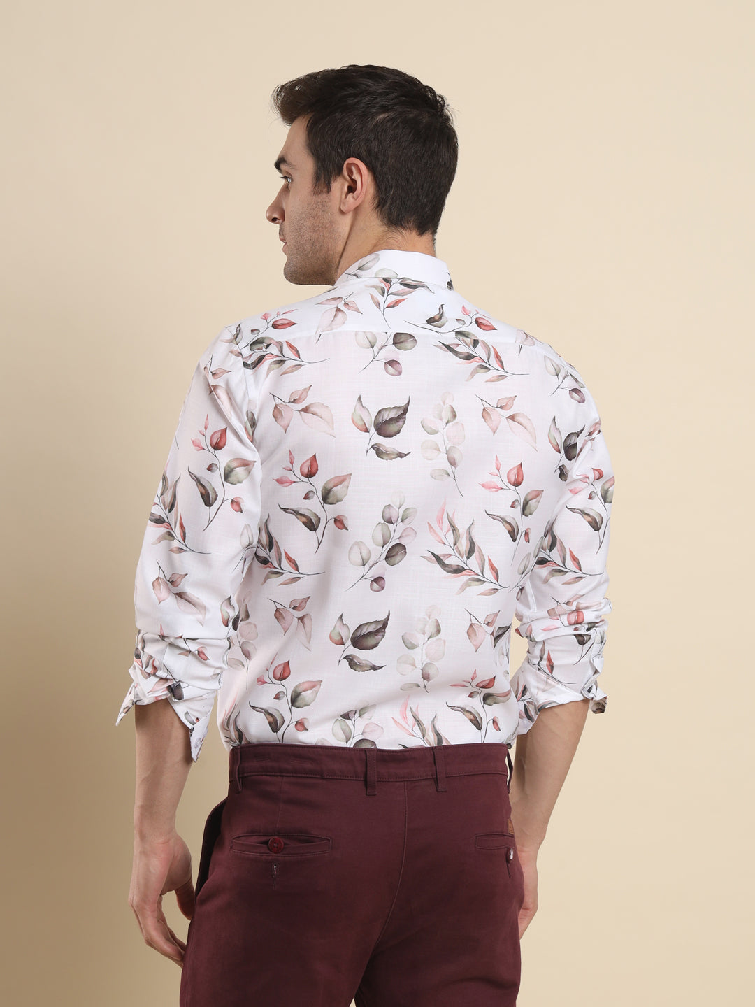 Enchanting Blanco Floral Printed Shirt for Effortless Style Statement